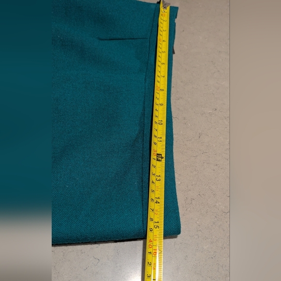 J.CREW pencil skirt no. 2, teal / green,size 6, 100% wool - Picture 8 of 9
